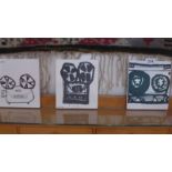 A set of three Simon Basher prints, sign