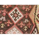 A handmade Anatolian carpet,