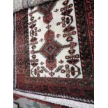 A fine North East Persian meshad belouch rug, 210cm x 105cm,