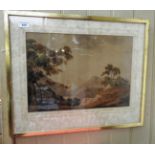 A pair of early 19th Century landscape watercolours signed S Navello