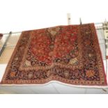 A fine central Persian kashan carpet, 290cm x 280cm,