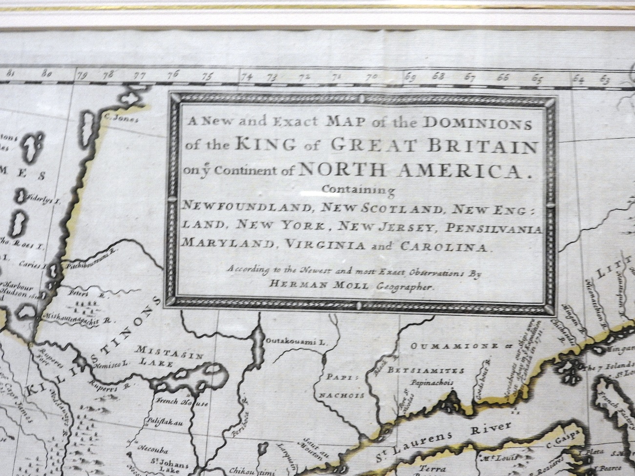A large map of North America, - Image 4 of 4