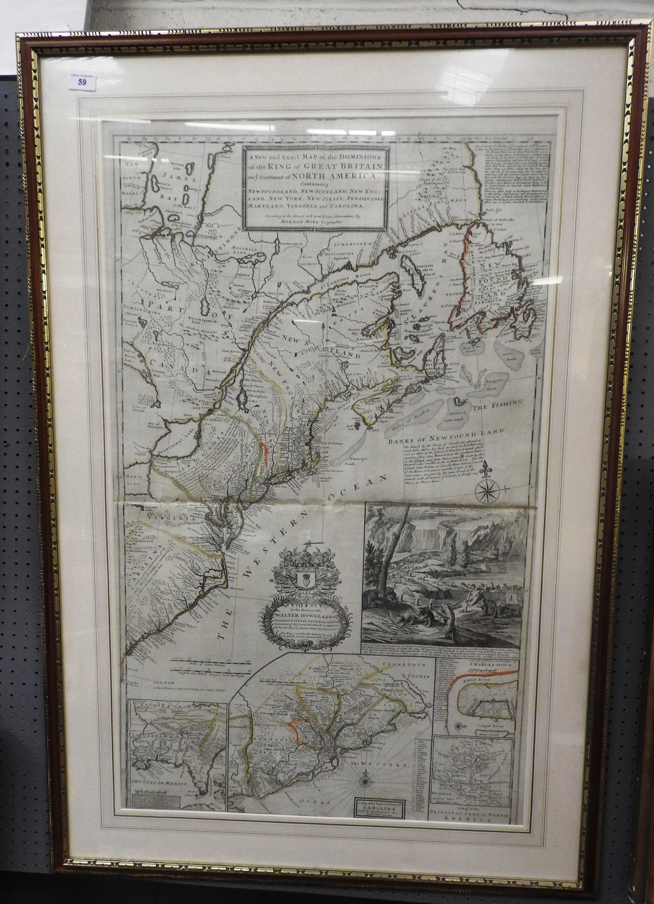 A large map of North America, - Image 2 of 4