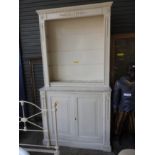 A Georgian design white painted bookcase,