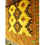 An extremely fine North West Persian sarouk rug, 200cm x 133cm,