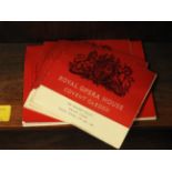 A collection of Royal Opera House programmes and others