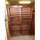 An early 20th Century French oak shop fitting,