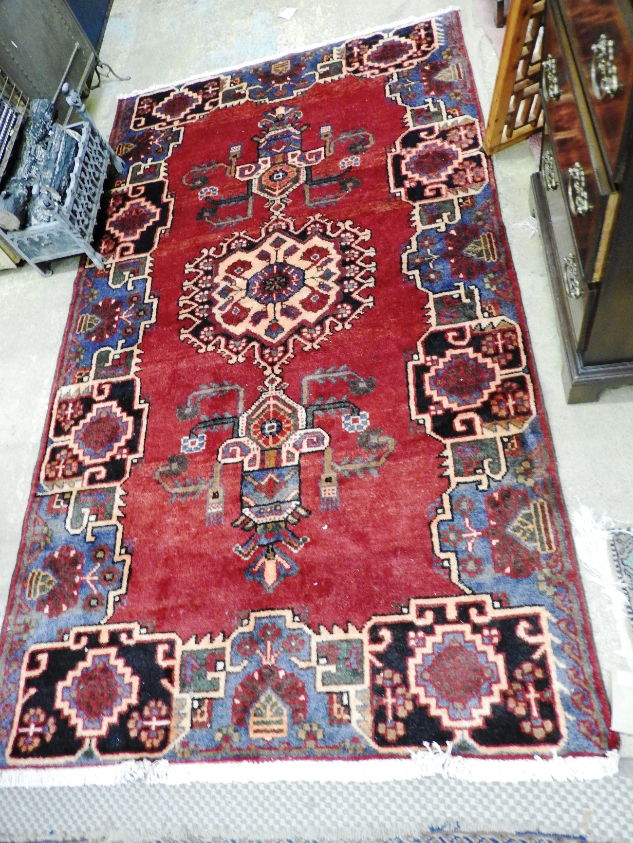 An extremely fine North West Persian josheghan carpet 347cm x 202cm,