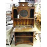 An Arts and Crafts oak scholar's bureau desk,