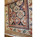 An antique Persian kazak runner,