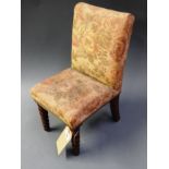 An early 20th Century bobbin chair,