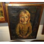 A Swedish 20th Century oil on canvas portrait study,