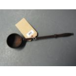 A 19th Century treen toddy ladle