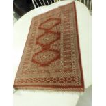 A small Turkoman rug,