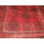 A fine North East Persian meshad belouch rug, 230cm x 132cm,