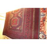 A fine north east Persian Turkoman rug 150cm x 100cm,