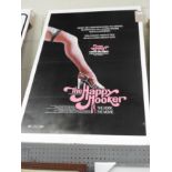 'Happy Hooker' and 'Up' unframed original posters