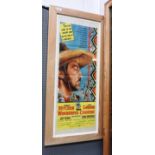 'Wonderful Country' framed movie poster