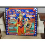 A glass Six Million Dollar Man pinball b