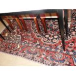 A Persian qashgai carpet, the central fo