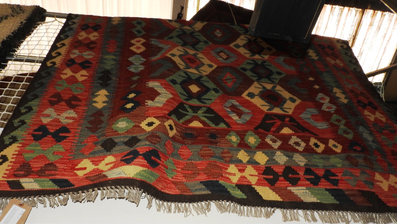 A contemporary Anatolian kilim rug,