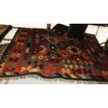 A contemporary Anatolian kilim rug,