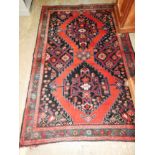 A rare Georgian antique wool foundation rug,