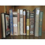 A quantity of Folio Society books including Voltaires Candide