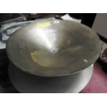 A large contemporary Conran metal centre bowl