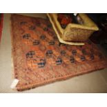 An antique Ensari rug,