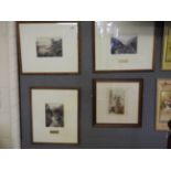 A collection of Francis Frith photographs framed and glazed and similar