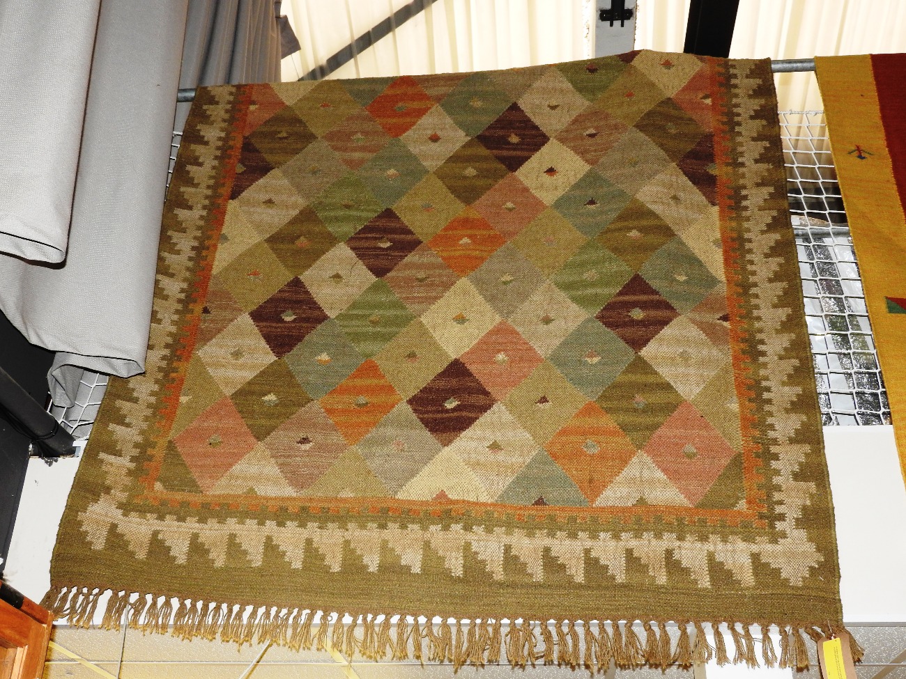 An Afghan kilim rug,