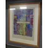 A signed lithograph entitled 'Glow Worm Dance' by Bridget Tempest,