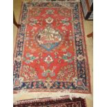 A handmade Persian rug