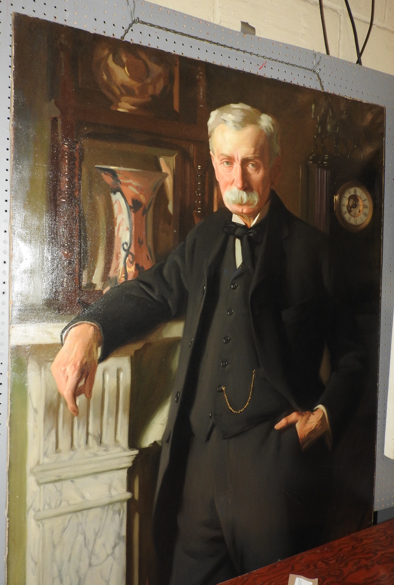 An oil on canvas- 'Alfred Priest - Jan1906'