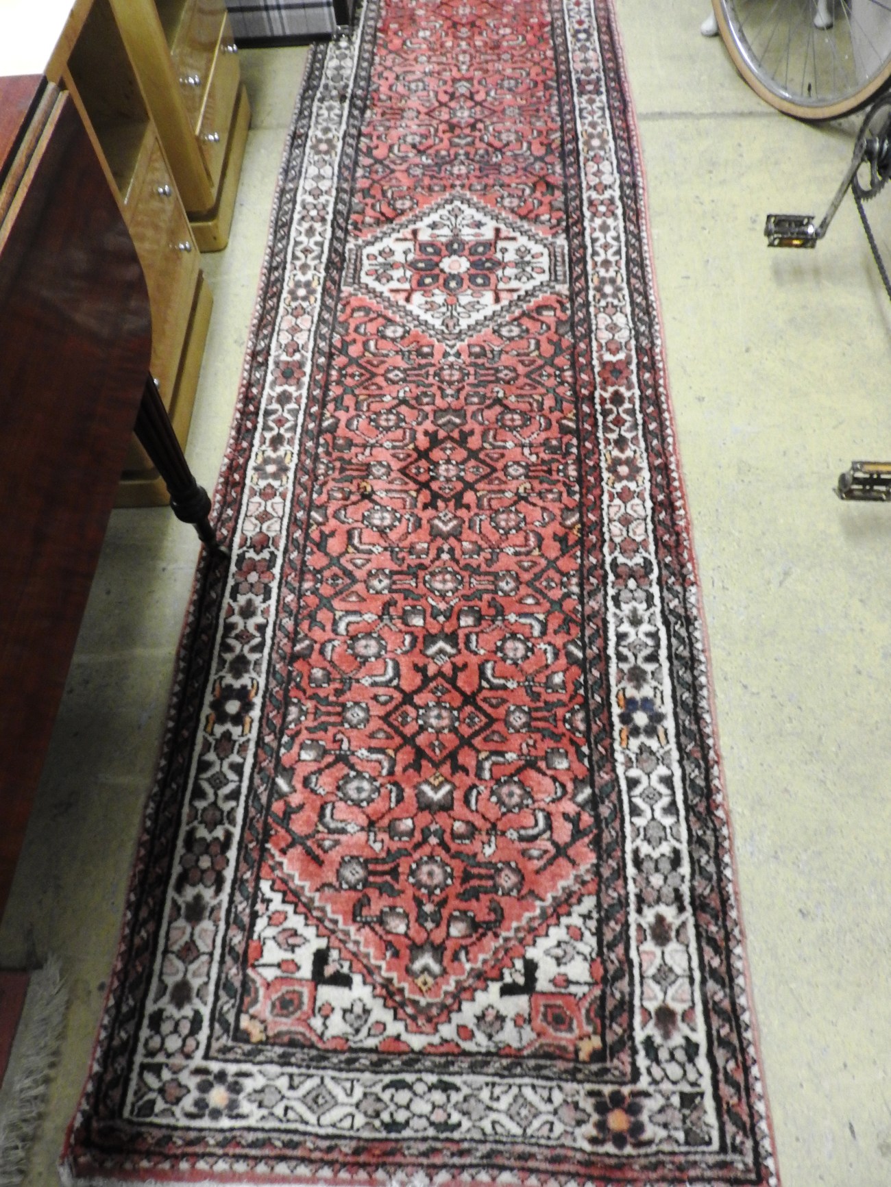 An antique Persian Qashgai runner,