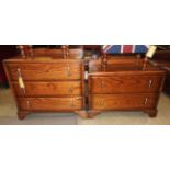 A pair of mid 20th Century oak chests,