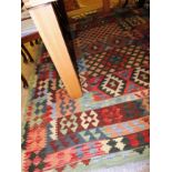 A contemporary Anatolian kilim rug,