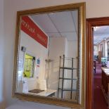 A 20th century wall mirror,