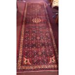 A fine North West Persian Malayer runner 285cm x 95cm,