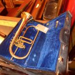 A Jupiter XO Bb Flugelhorn, serial number 816405,