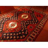 A fine North West Persian Bakhtiar carpet, 295cm x 206cm,