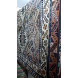 A fine old south west Persian Lori rug 220cm x 150cm,