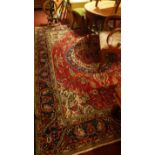 An extremely fine North West Persian Tabriz carpet, 295cm x 200cm,