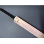 A 1970 signed cricket bat, England team,