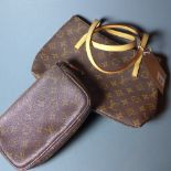 Two Louis Vuitton style ladies bags