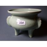 A Chinese Celadon porcelain censer with
