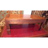 A Chinese rosewood low table, the rectan