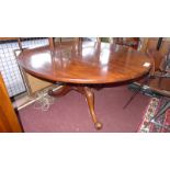 A Victorian mahogany drop flap dining ta