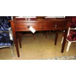 A 19th Century mahogany side table fitte